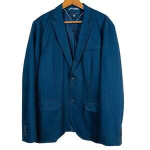 NEW! Tommy Hilfiger Special Edition Blazer Men Suit Dual Button Navy - L